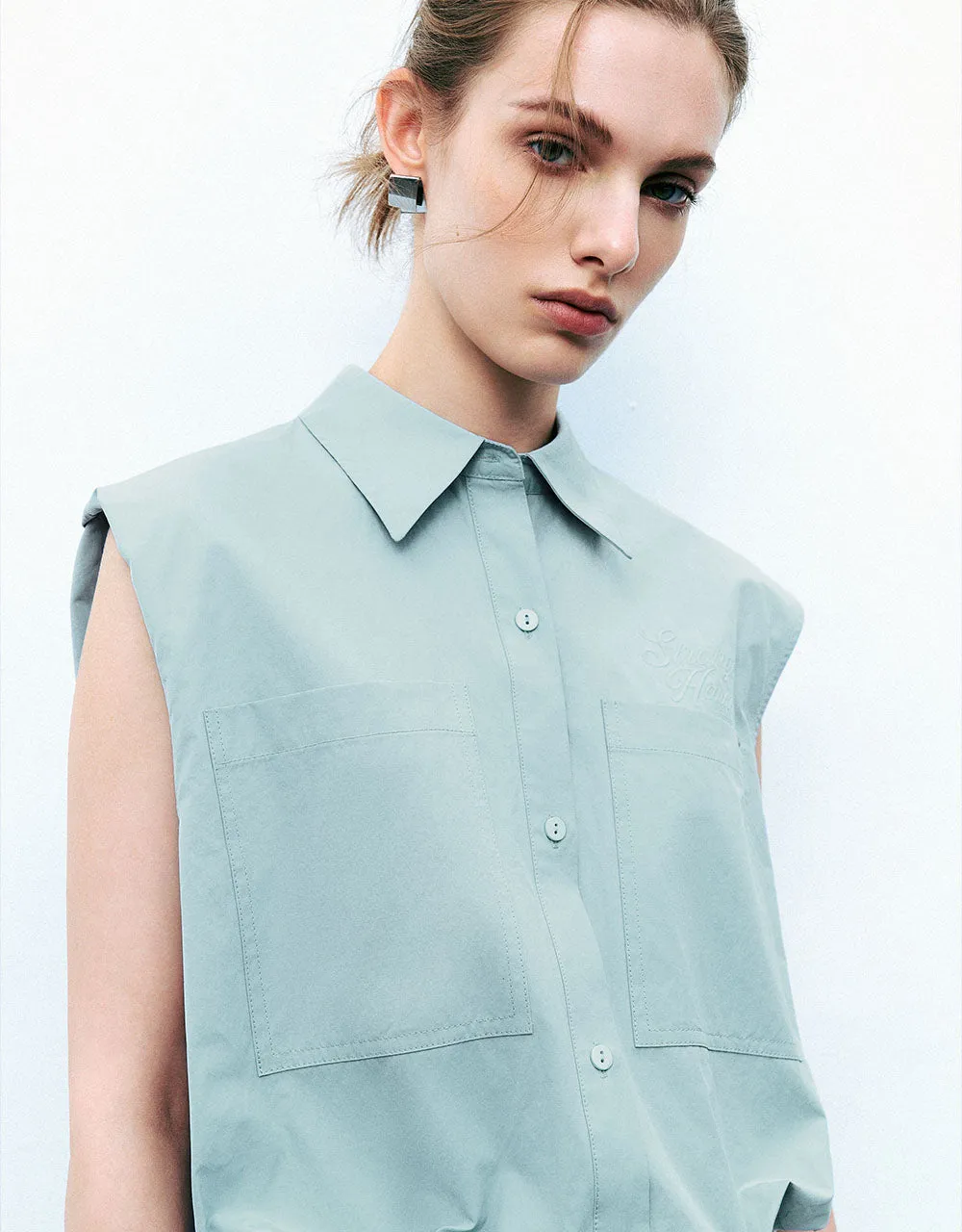 Sleeveless Loose Shirt sold by Urban Revivo product image thumbnail 3