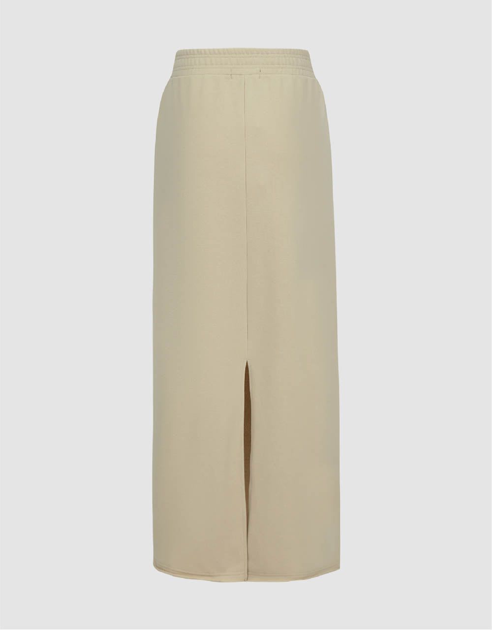 Elastic Waist Maxi Straight Knitted Skirt sold by Urban Revivo product image thumbnail 3