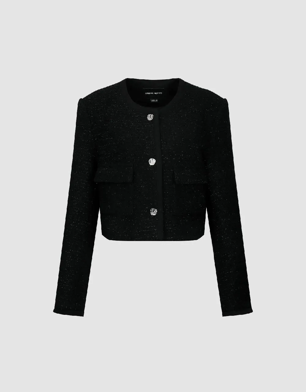 Crew Neck Tweed Jacket sold by Urban Revivo product image thumbnail 2