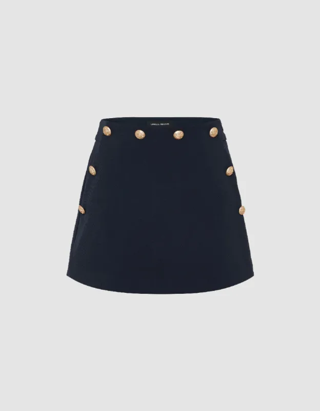 Buttons Décor Glamor Shorts sold by Urban Revivo