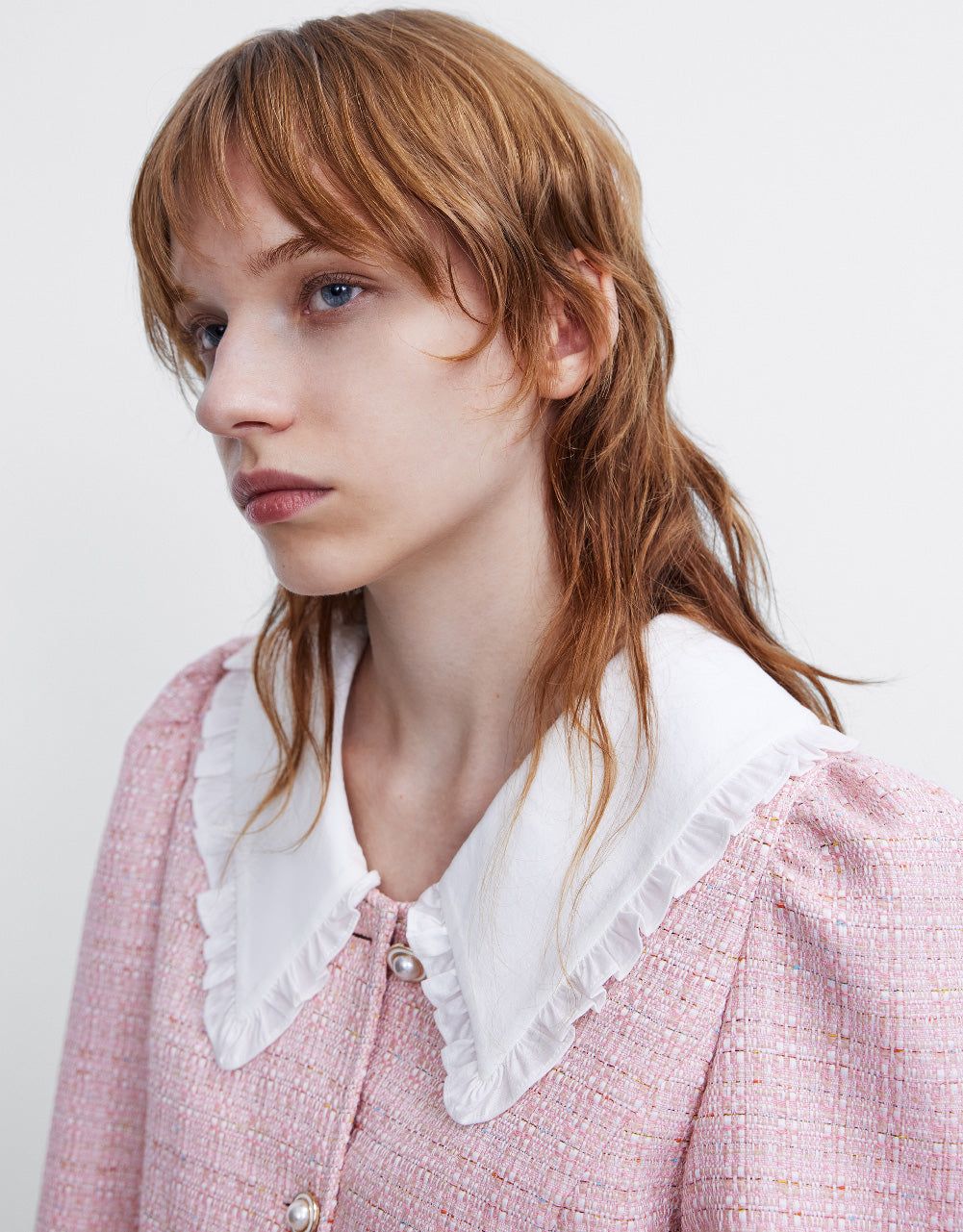 Tweed Jacket With Detachable Collar sold by Urban Revivo product image thumbnail 5