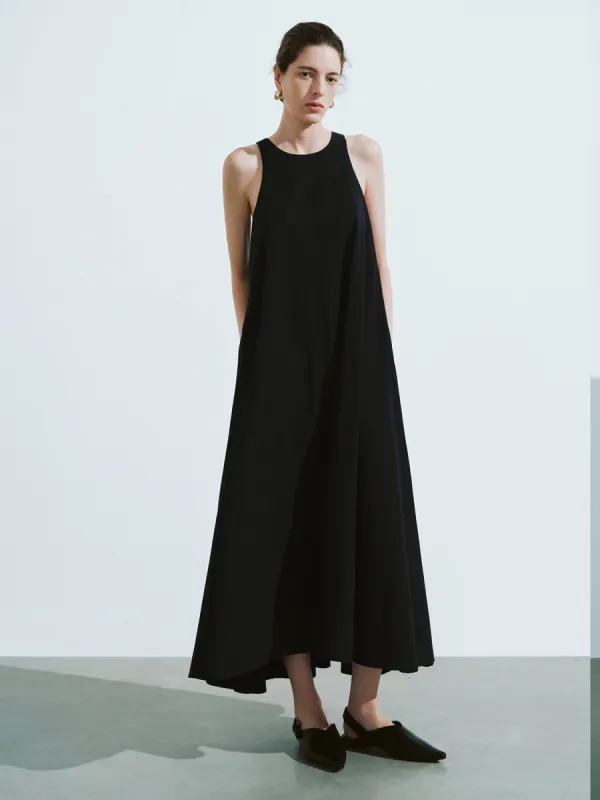 Sleeveless Crew Neck A-Line Dress sold by Urban Revivo
