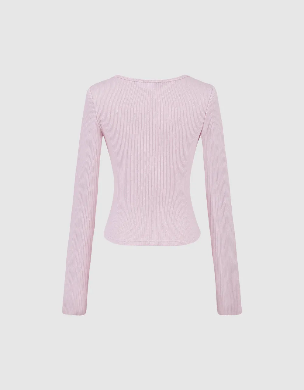 U Neck Skinny T-Shirt sold by Urban Revivo product image thumbnail 5