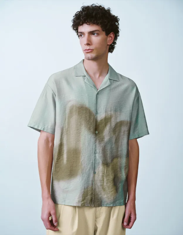 Printed Loose A-Line Shirt sold by Urban Revivo