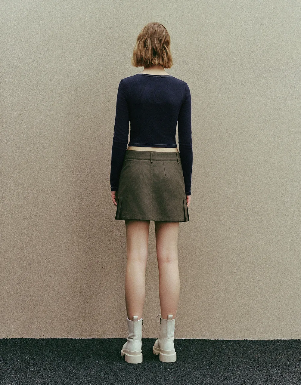 U Neck Skinny T-Shirt sold by Urban Revivo product image thumbnail 5