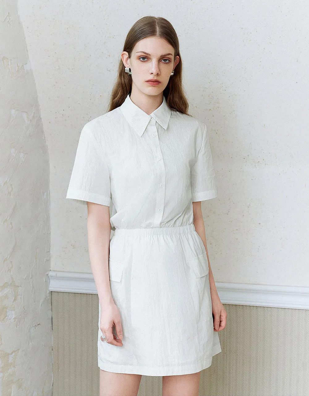 Elastick Waist A-Line Dress sold by Urban Revivo