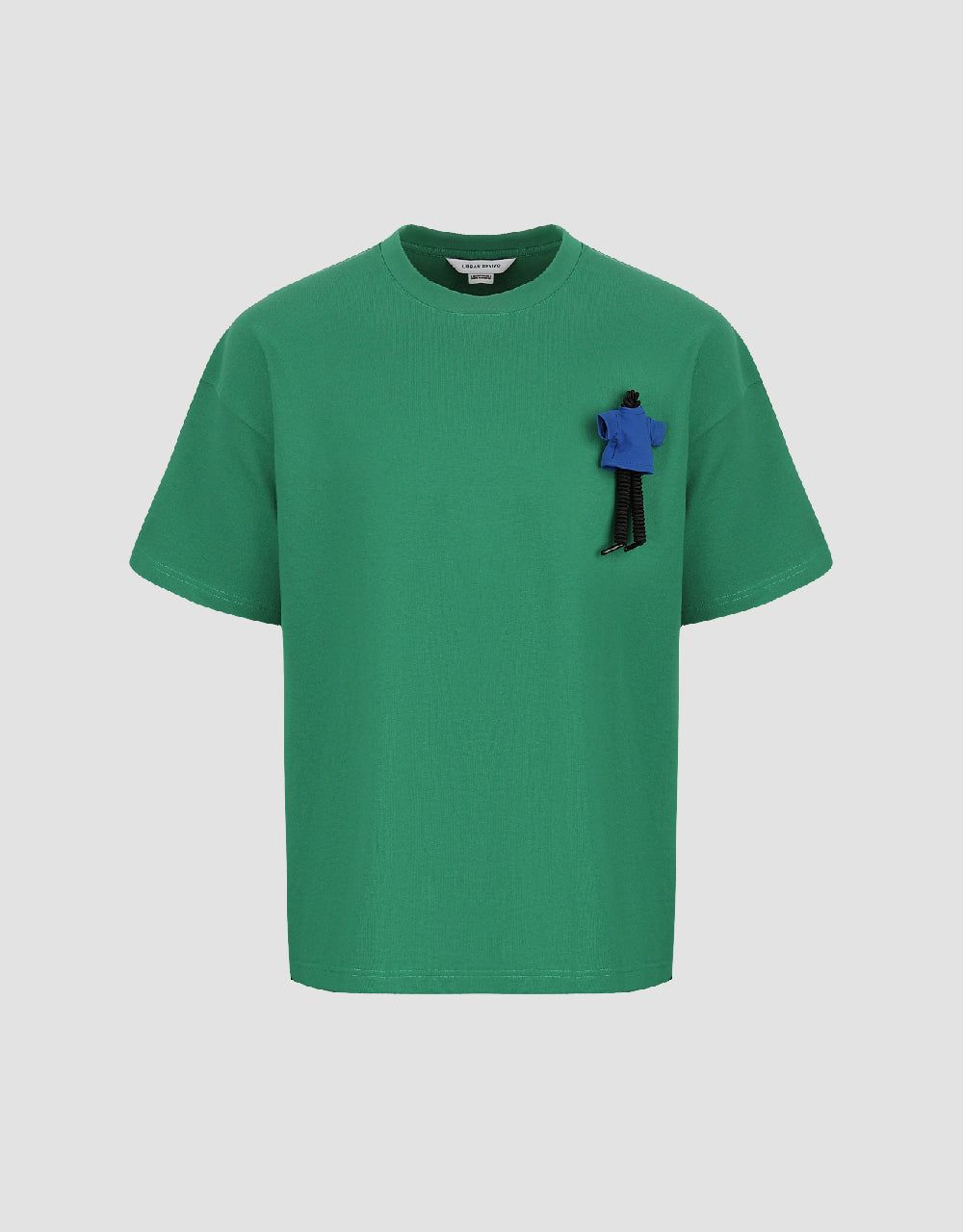 Figure Embossed Crew Neck T-Shirt sold by Urban Revivo product image thumbnail 3