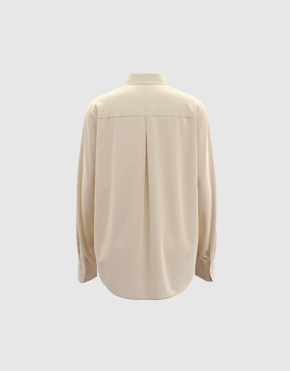 Button Up Straight Shirt sold by Urban Revivo product image thumbnail 5