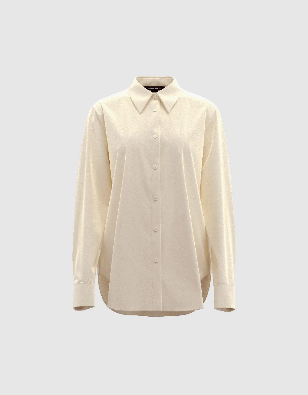Button Up Straight Shirt sold by Urban Revivo product image thumbnail 2