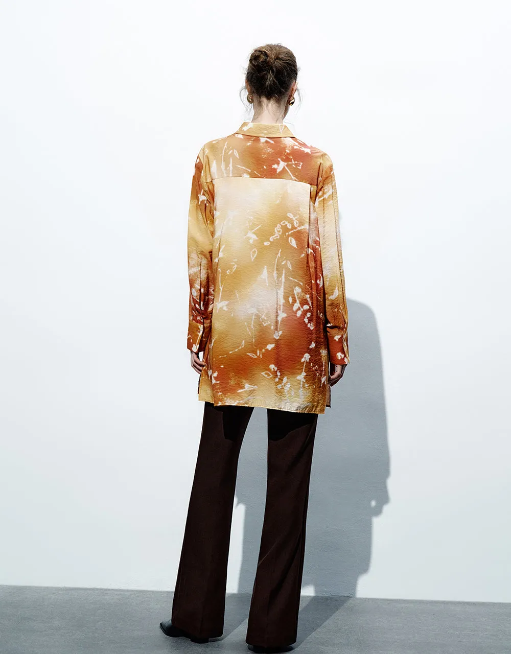 Printed Straight Loose Shirt sold by Urban Revivo product image thumbnail 4