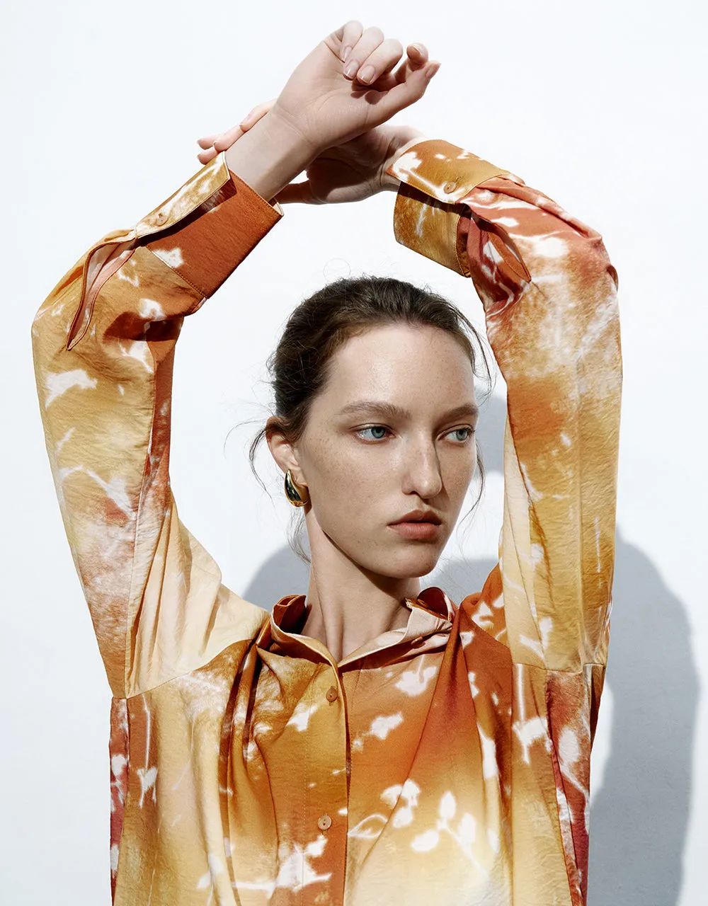 Printed Straight Loose Shirt sold by Urban Revivo product image thumbnail 5