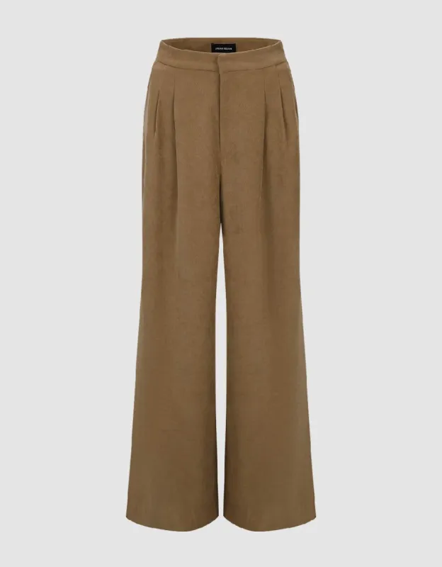 Loose Wide-Leg Pants sold by Urban Revivo