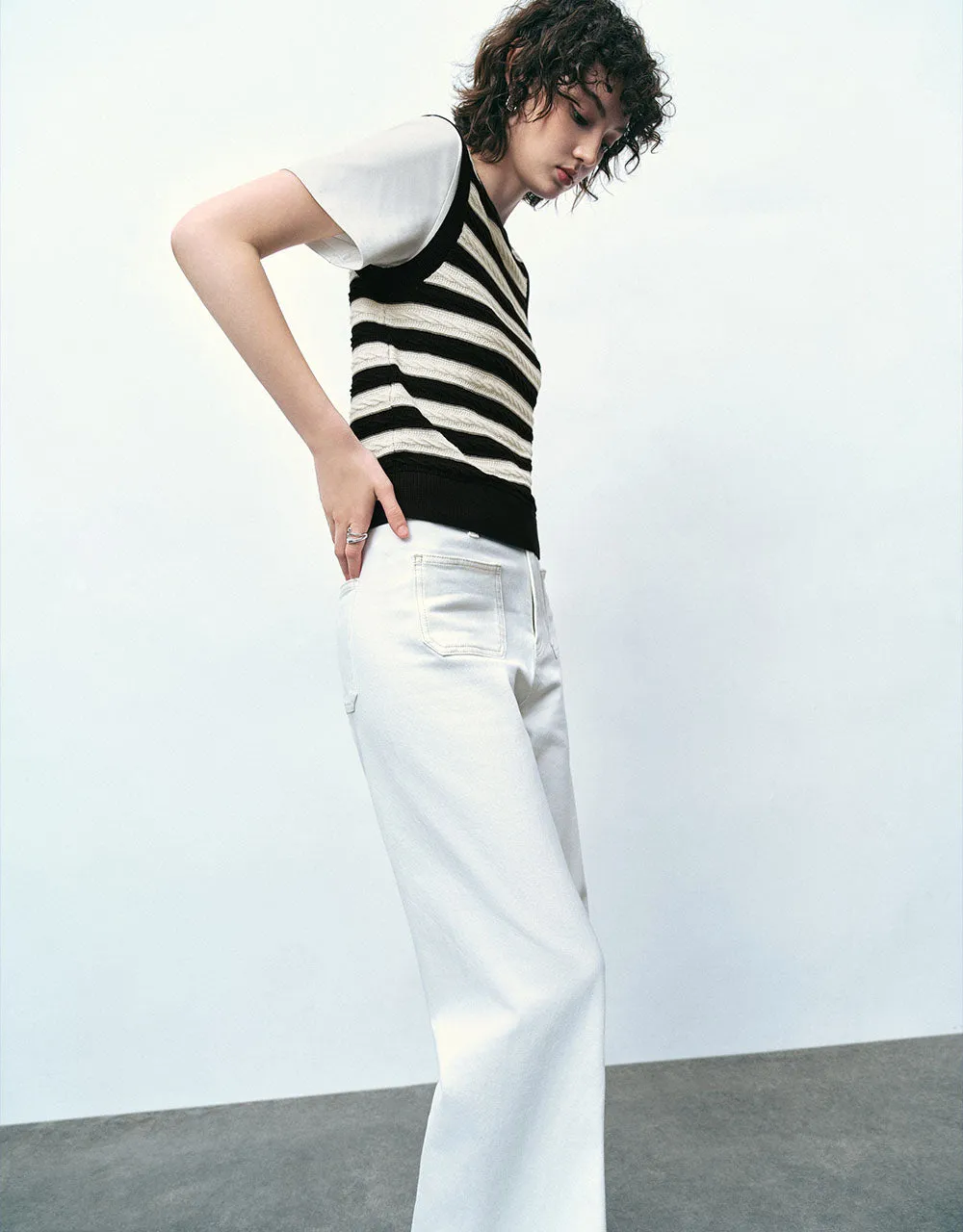 2 In 1 Knitted T-Shirt sold by Urban Revivo product image thumbnail 3