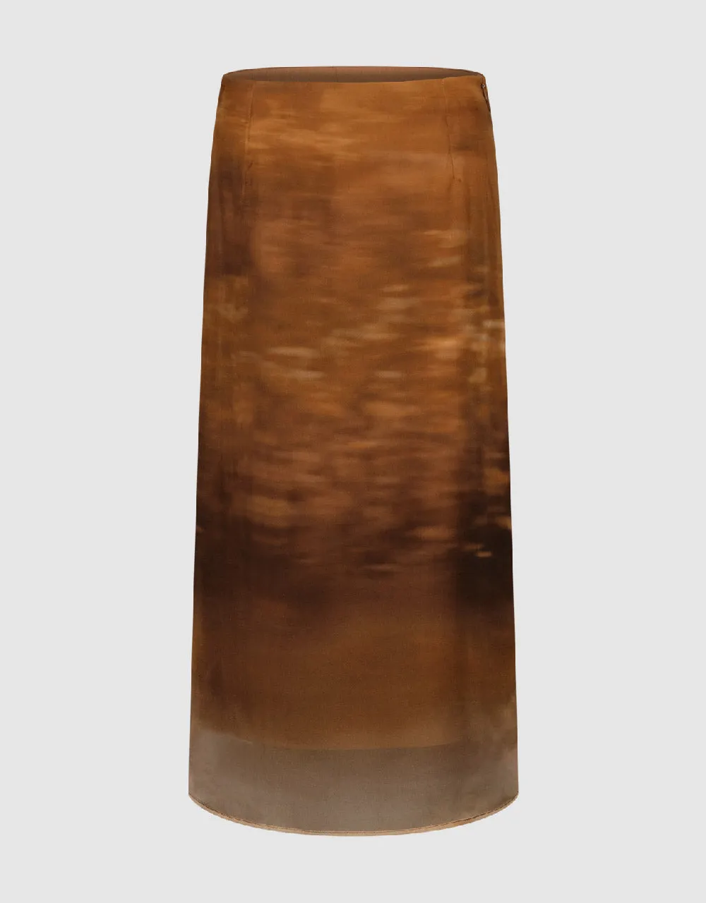 Printed Midi Straight Skirt sold by Urban Revivo
