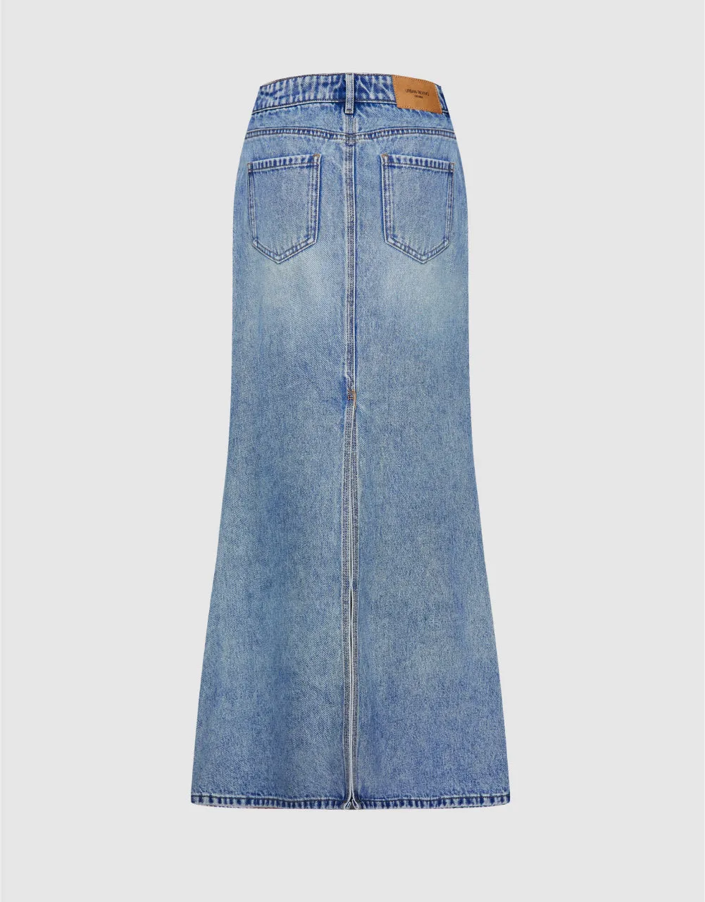 Denim Skinny Fishtail Skirt sold by Urban Revivo product image thumbnail 5