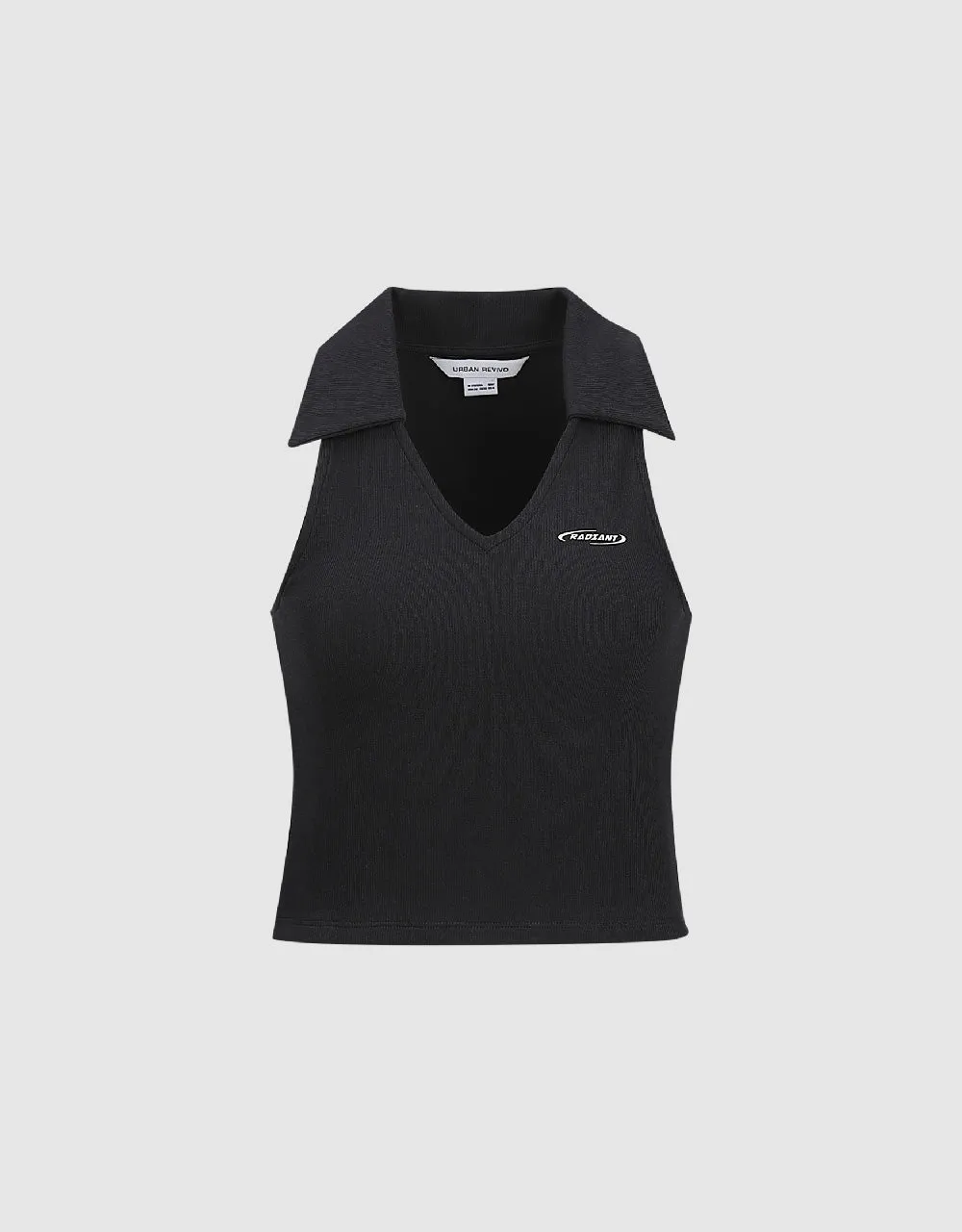 V-Neck Tank Top sold by Urban Revivo product image thumbnail 2