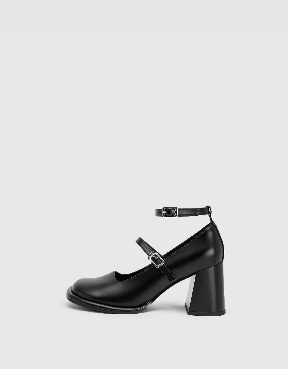 Vegan Leather Round Toe Pumps sold by Urban Revivo product image thumbnail 2
