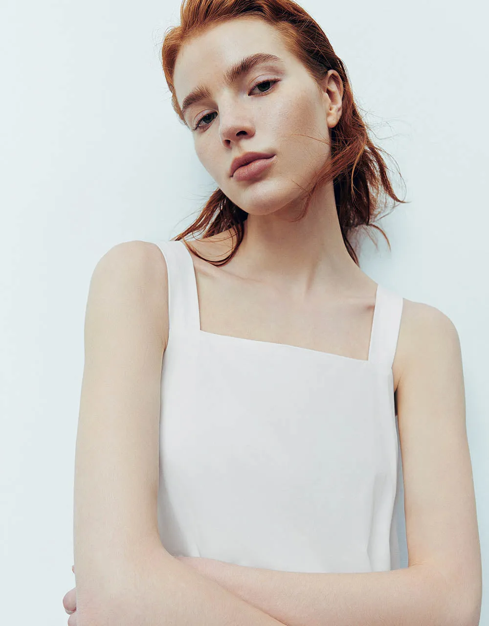 Sleeveless Square-cut Collar A-Line Dress sold by Urban Revivo product image thumbnail 4