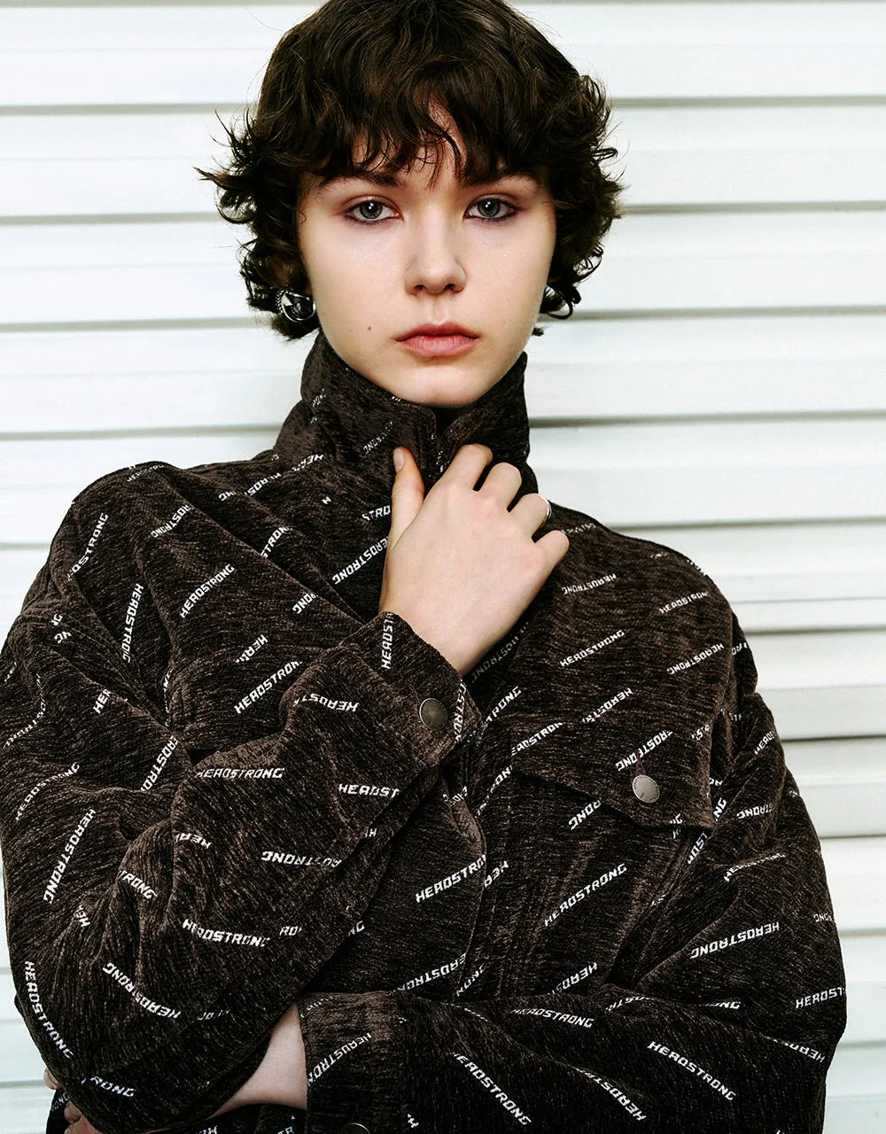 Monogram Denim Jacket sold by Urban Revivo product image thumbnail 5