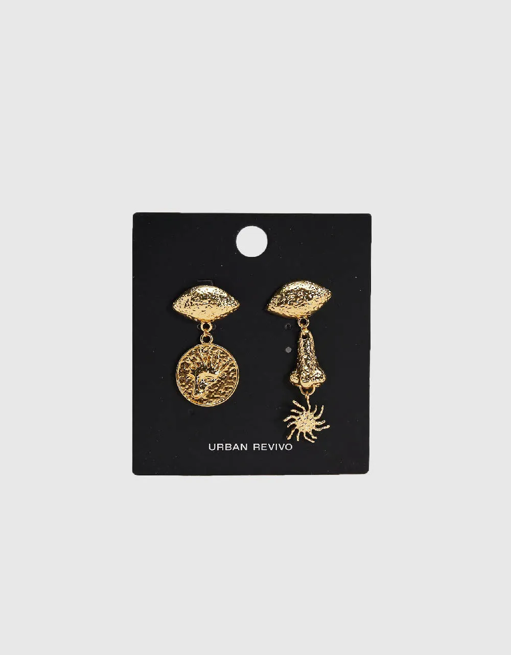 Asymmetric Metal Earrings sold by Urban Revivo product image thumbnail 5