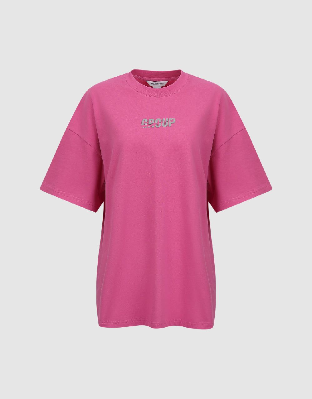 Letter Printed Crew Neck Loose T-Shirt sold by Urban Revivo product image thumbnail 2