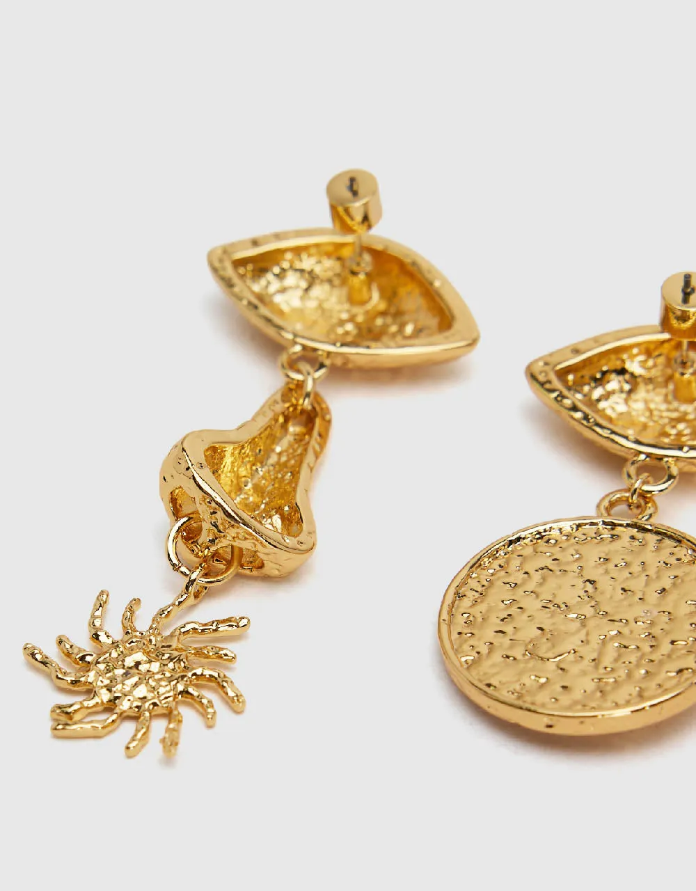 Asymmetric Metal Earrings sold by Urban Revivo product image thumbnail 4