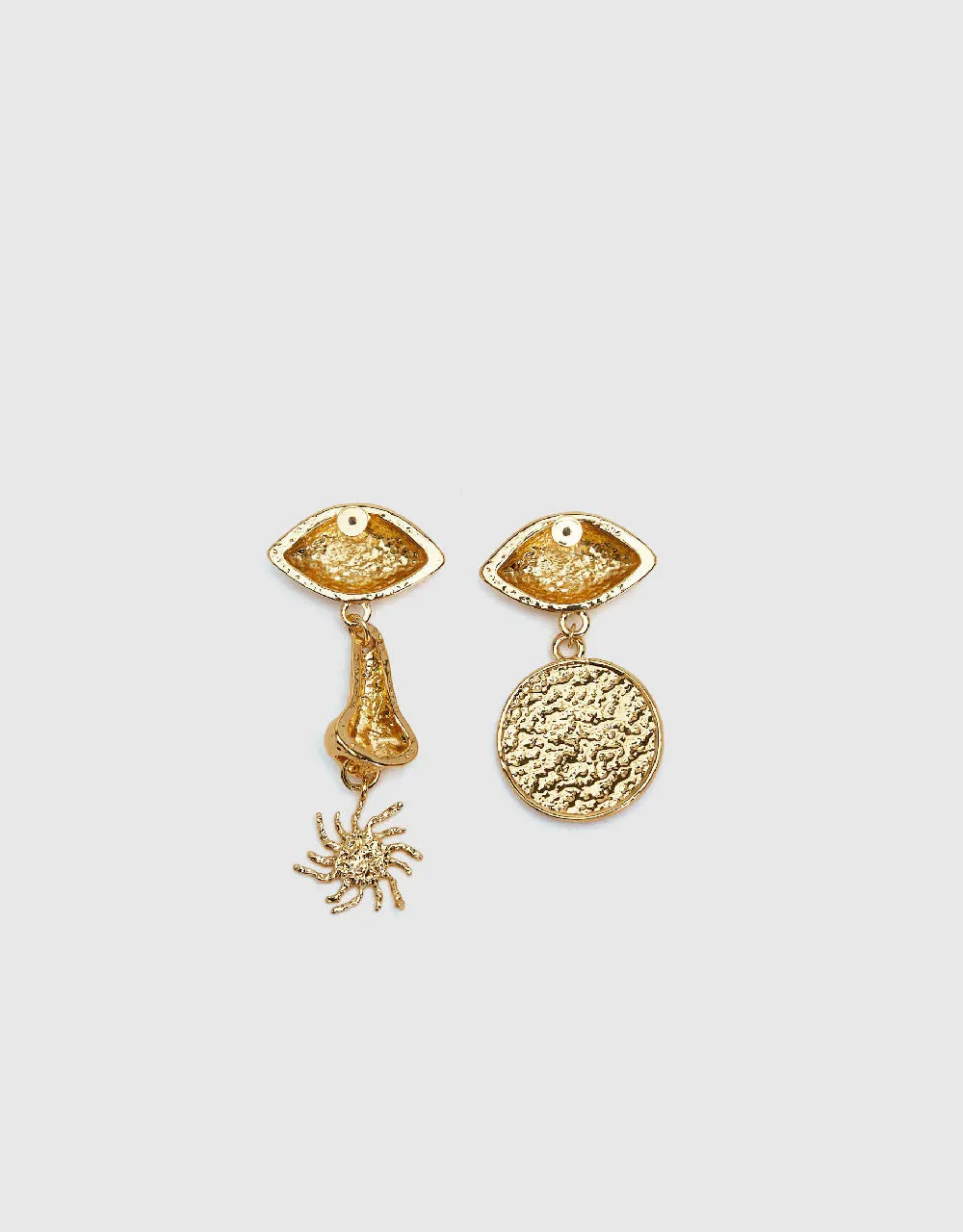 Asymmetric Metal Earrings sold by Urban Revivo product image thumbnail 3