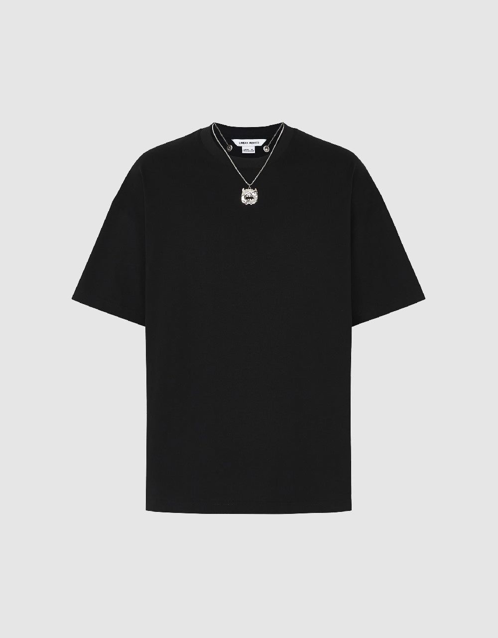Drop Shoulder Sleeve Crew Neck T-Shirt sold by Urban Revivo product image thumbnail 2