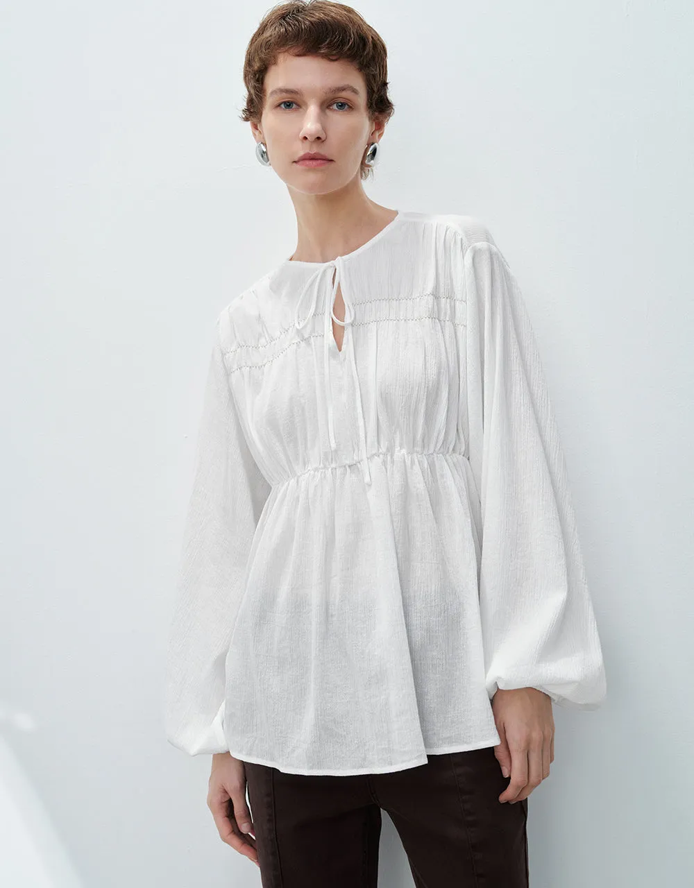 Crew Neck Overhead Shirt sold by Urban Revivo