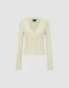 V-Neck Knitted Cardigan sold by Urban Revivo