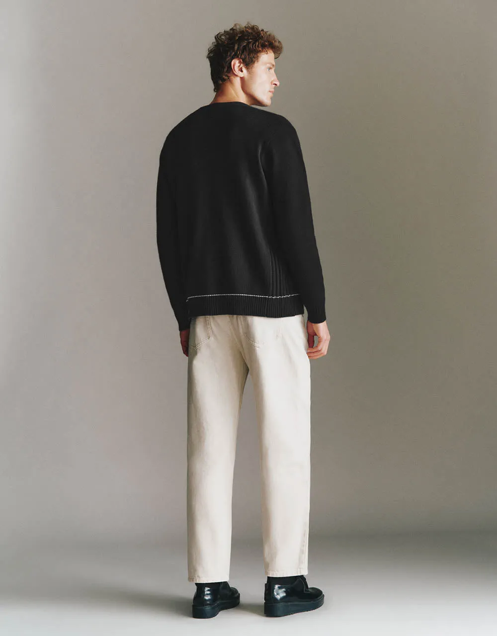 V-Neck Knitted Cardigan sold by Urban Revivo product image thumbnail 3