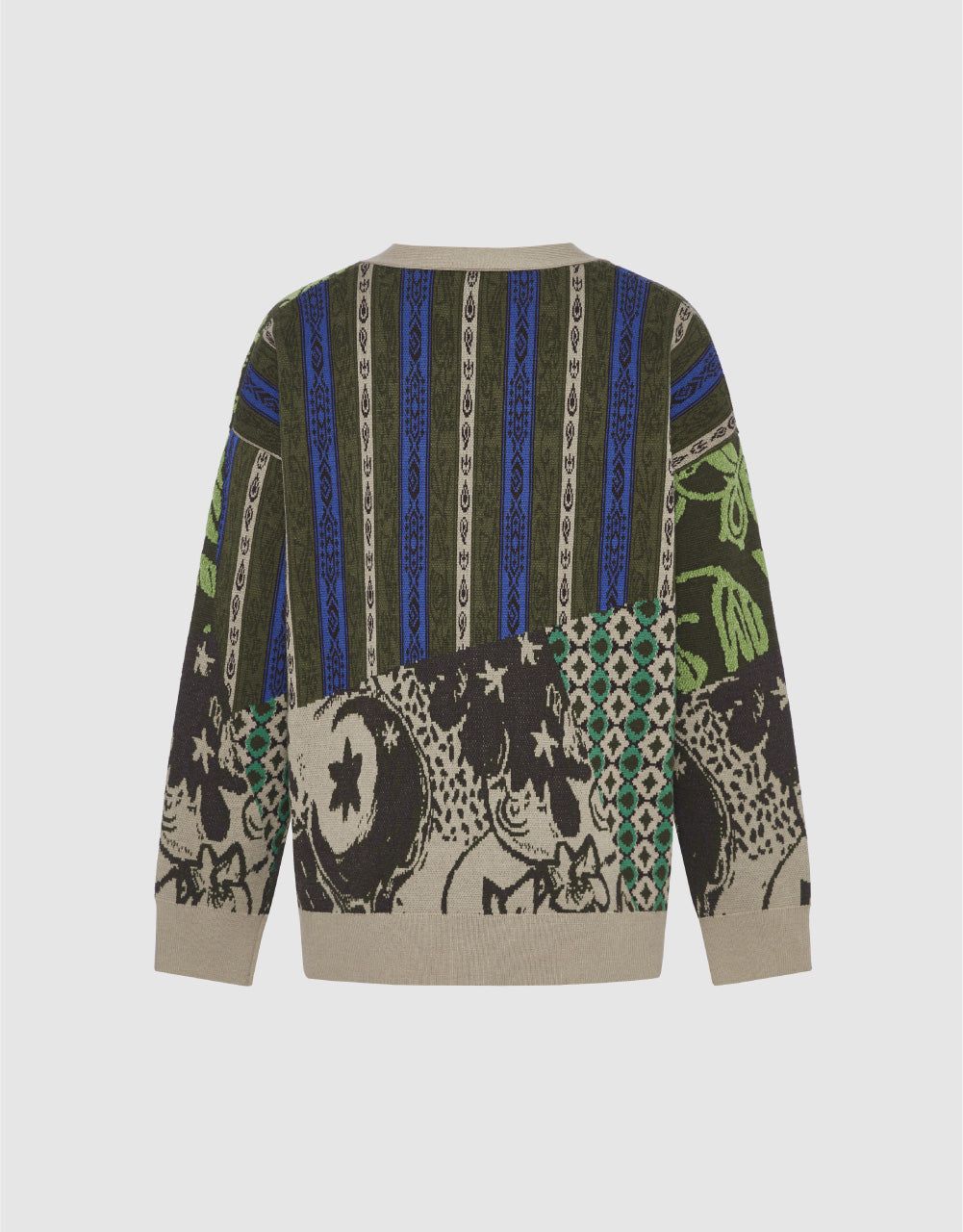 Patchwork Knit Cardigan sold by Urban Revivo product image thumbnail 4