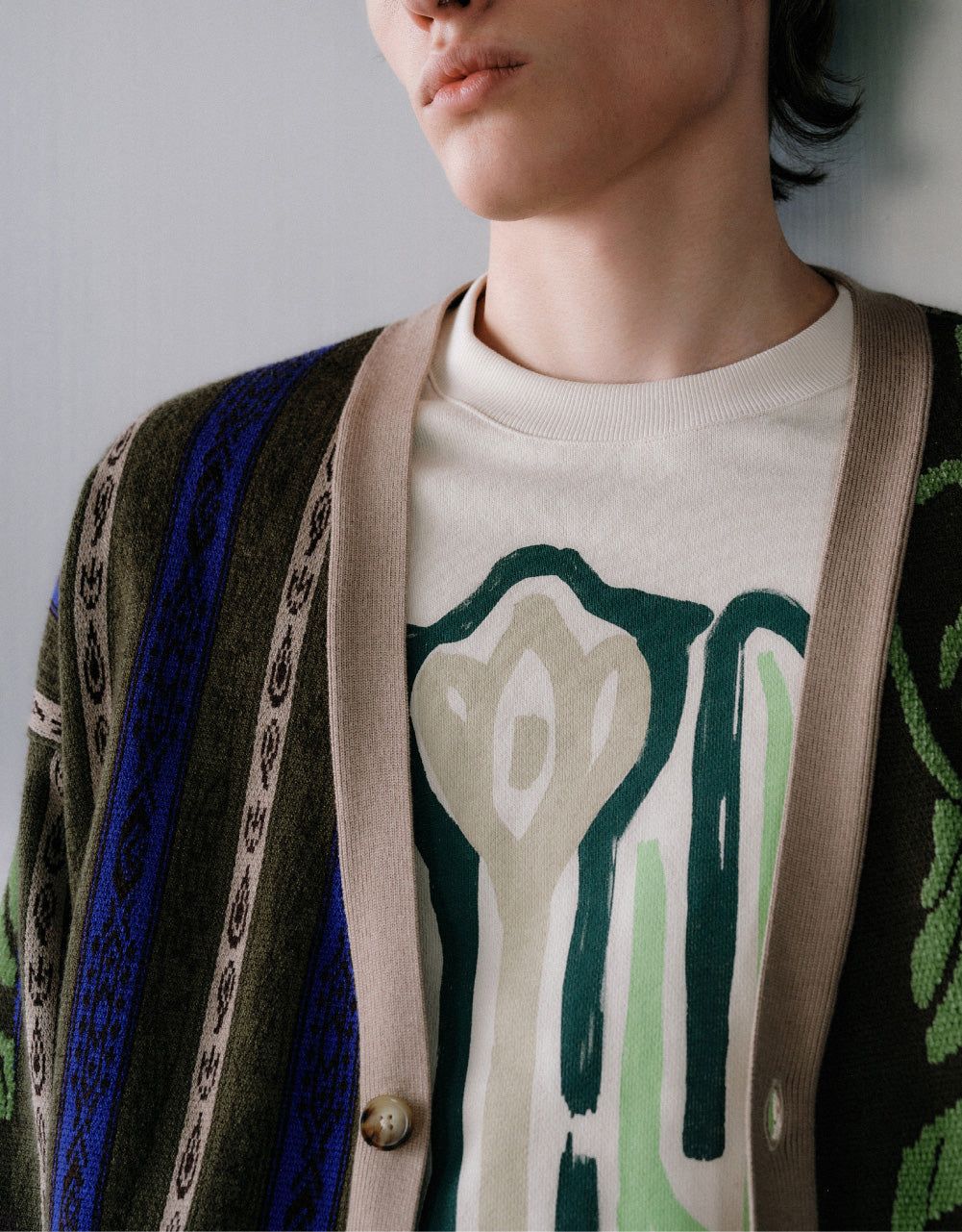 Patchwork Knit Cardigan sold by Urban Revivo product image thumbnail 3