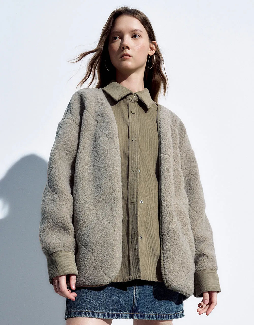 2 In 1 Loose Straight Jacket sold by Urban Revivo