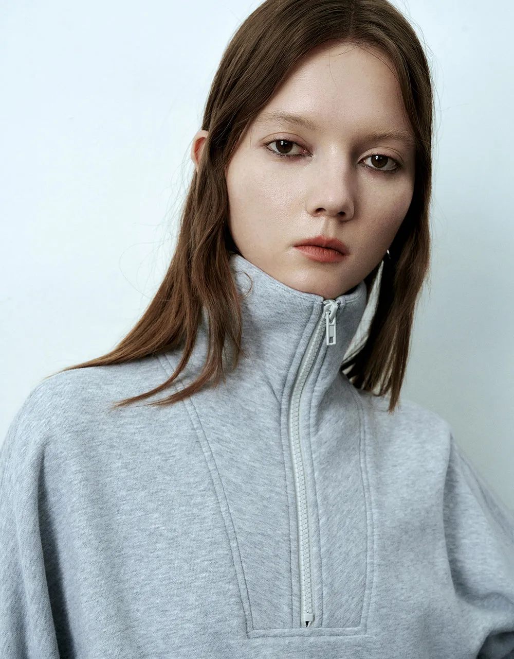 Zip Half Placket Skater Dress sold by Urban Revivo product image thumbnail 5