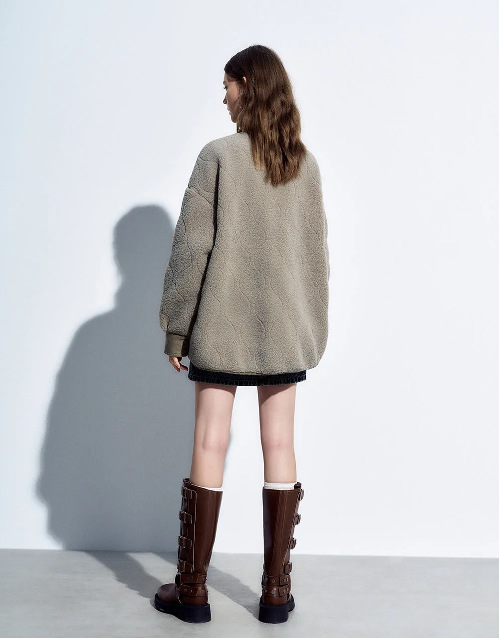 2 In 1 Loose Straight Jacket sold by Urban Revivo product image thumbnail 4