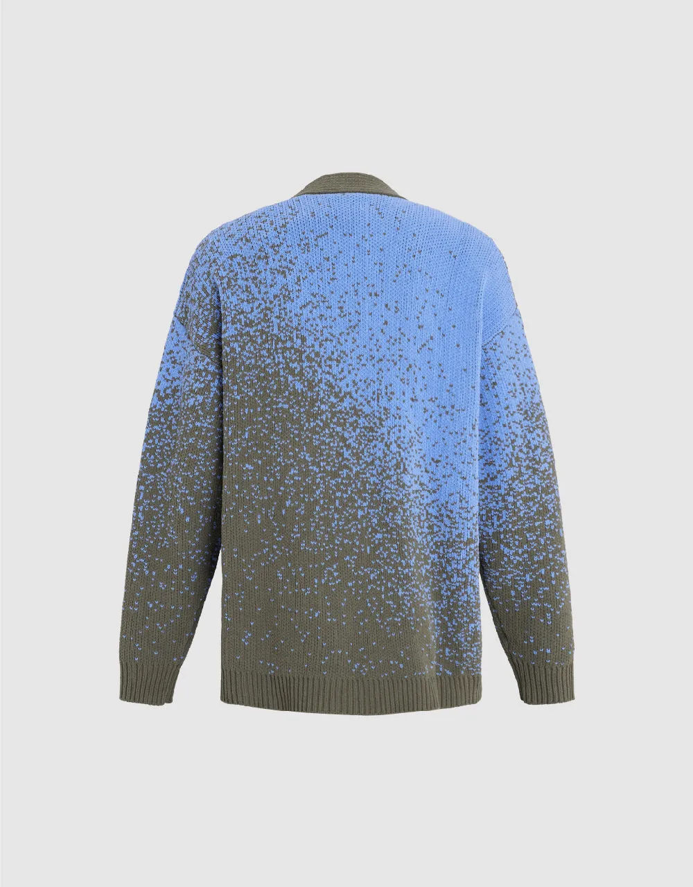 Printed V-Neck Knitted T-Shirt sold by Urban Revivo product image thumbnail 2