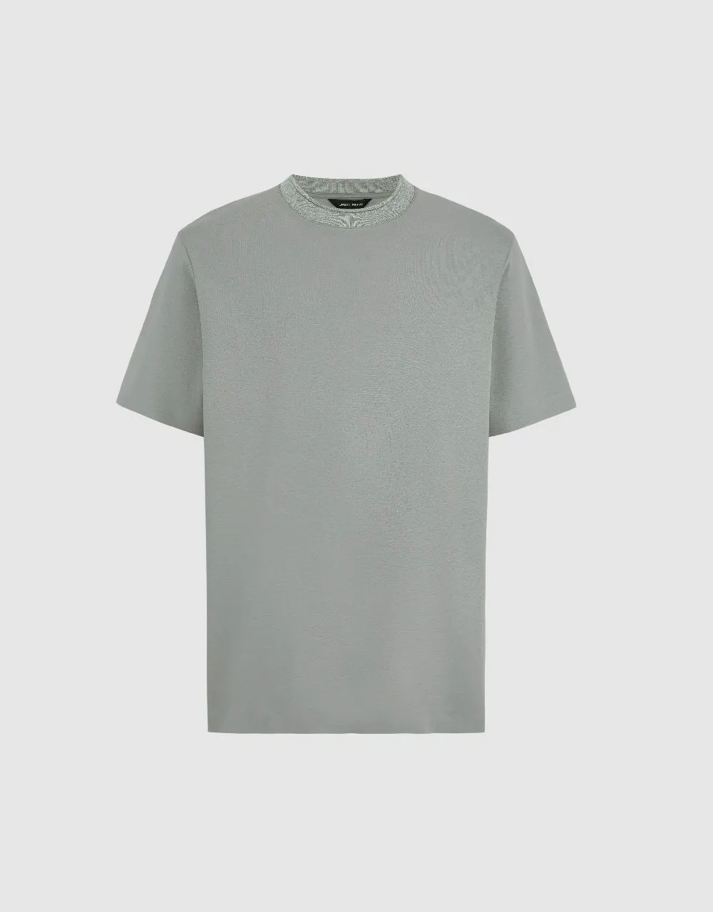 Crew Neck Straight T-Shirt sold by Urban Revivo product image thumbnail 3