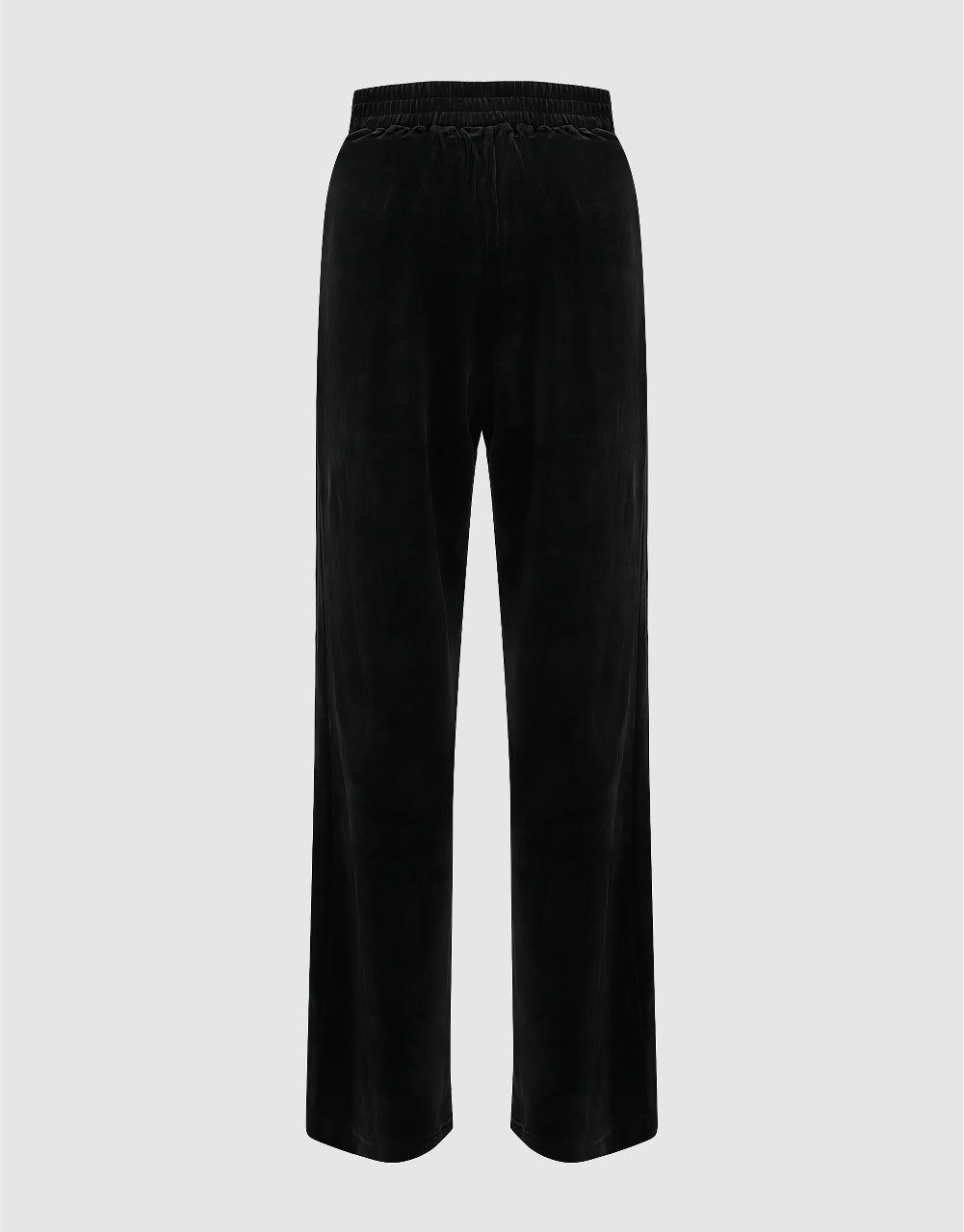 Elastic Waist Knitted Straight Pants sold by Urban Revivo product image thumbnail 3
