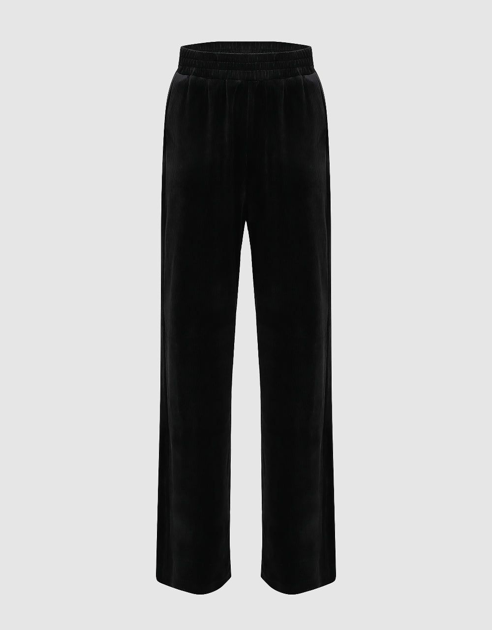 Elastic Waist Knitted Straight Pants sold by Urban Revivo