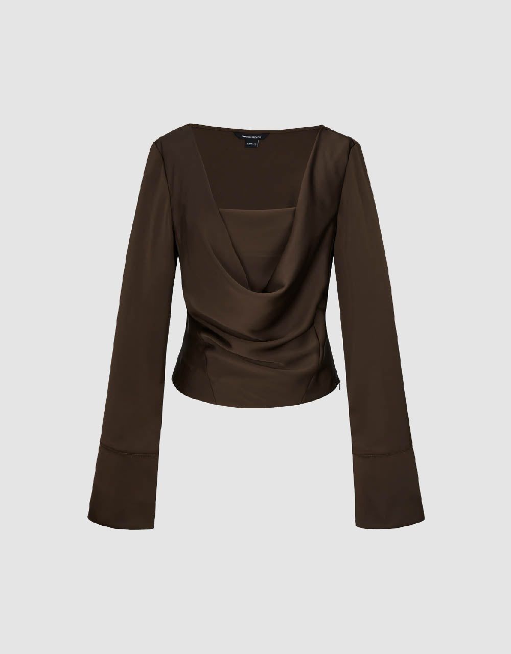 Cowl Neck Overhead Shirt sold by Urban Revivo product image thumbnail 2