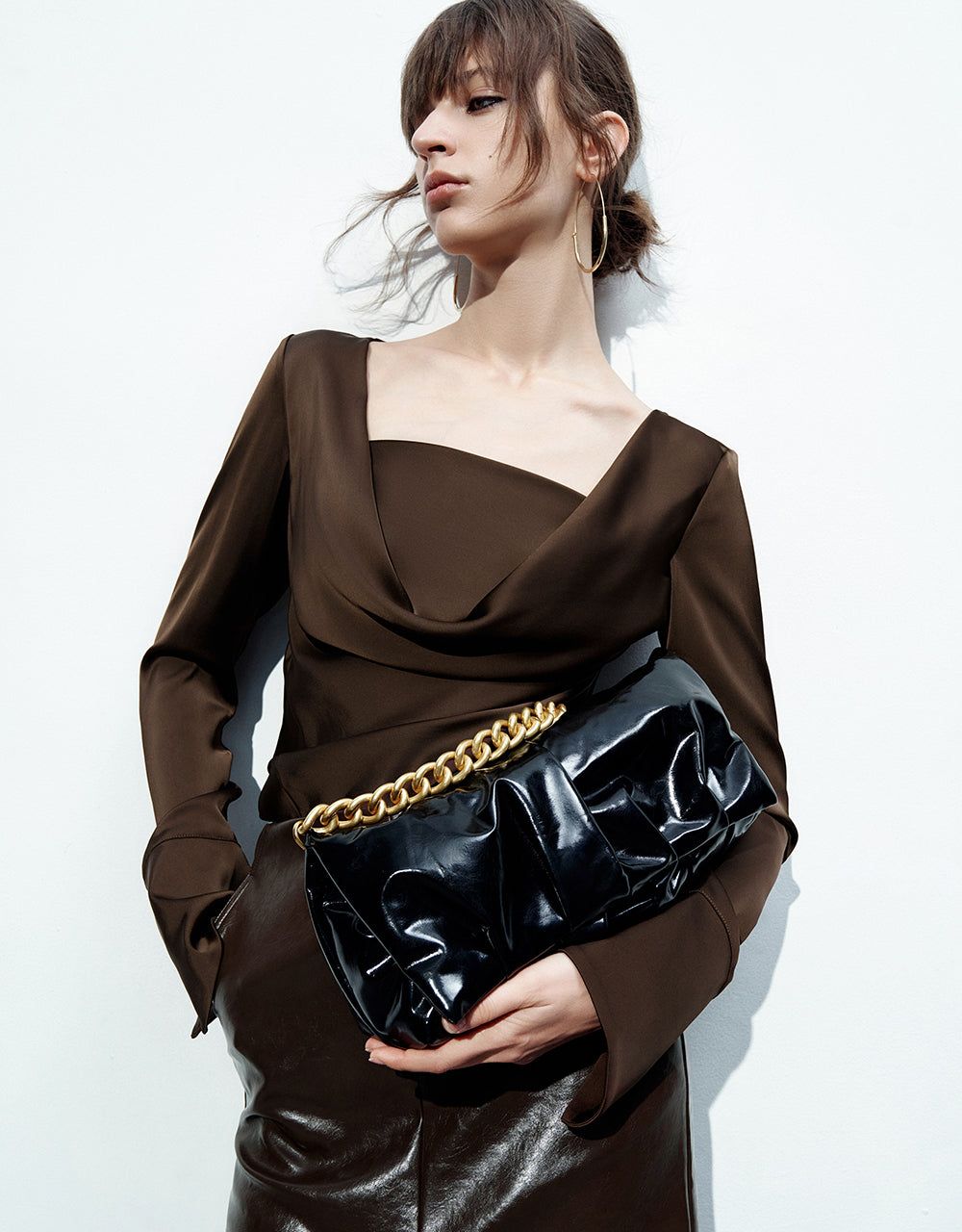 Cowl Neck Overhead Shirt sold by Urban Revivo product image thumbnail 3