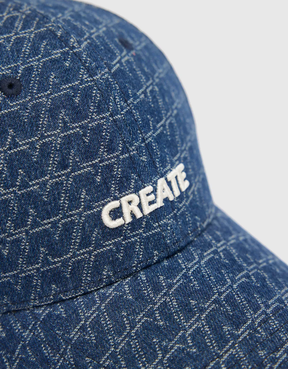 Letter Printed Denim Baseball Cap sold by Urban Revivo product image thumbnail 4