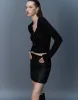 V-Neck Skinny Knitted Cardigan sold by Urban Revivo