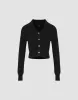 V-Neck Skinny Knitted Cardigan sold by Urban Revivo