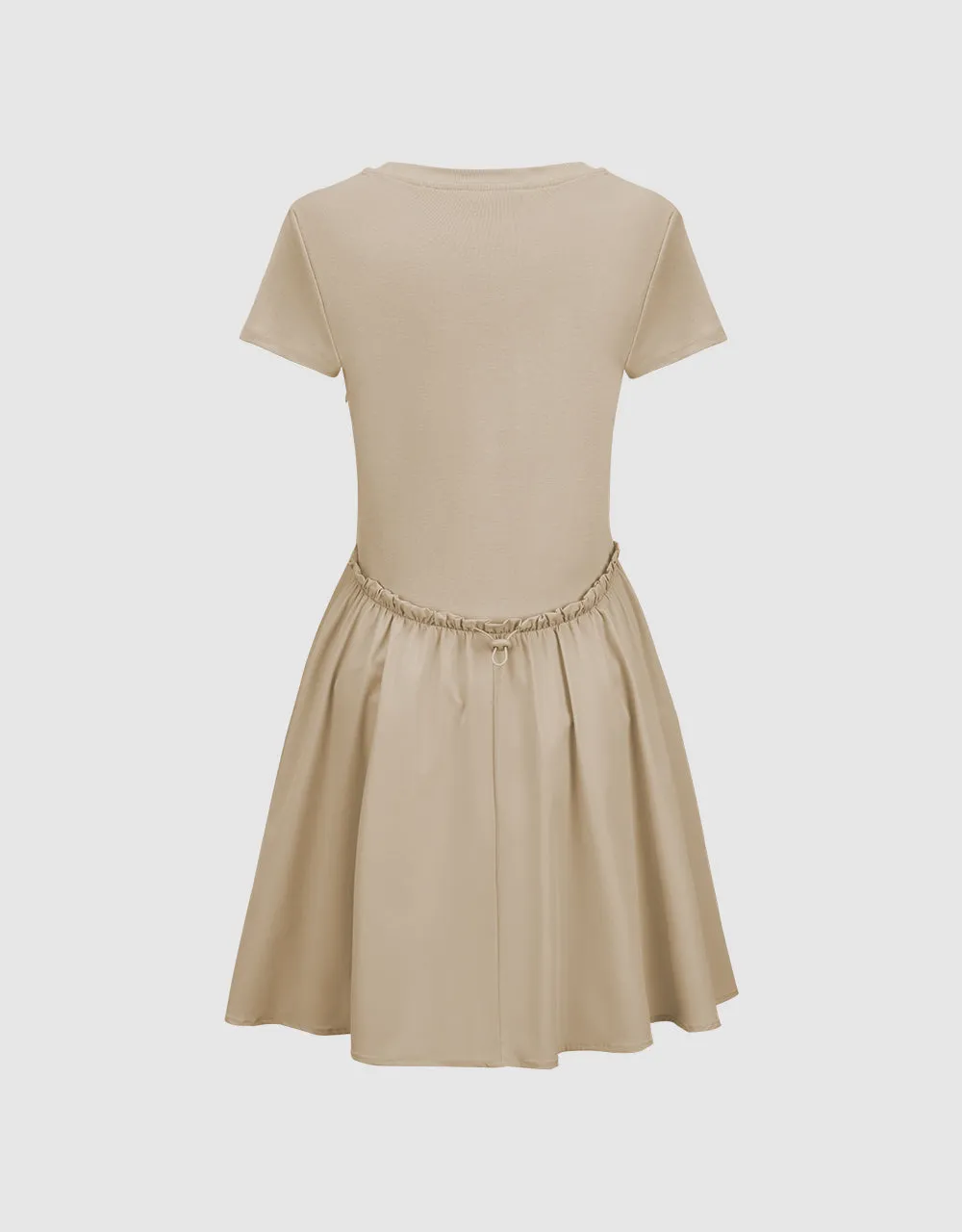 Crew Neck A-Line Dress sold by Urban Revivo product image thumbnail 5