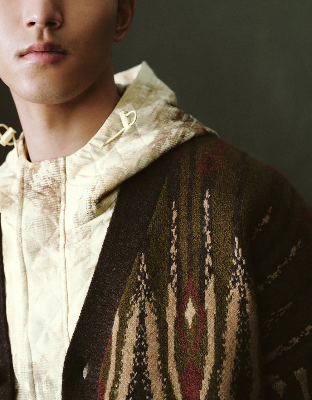 Drop Shoulder Sleeve Knitted Cardigan sold by Urban Revivo product image thumbnail 4