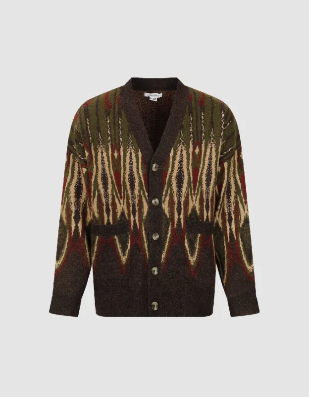 Drop Shoulder Sleeve Knitted Cardigan sold by Urban Revivo