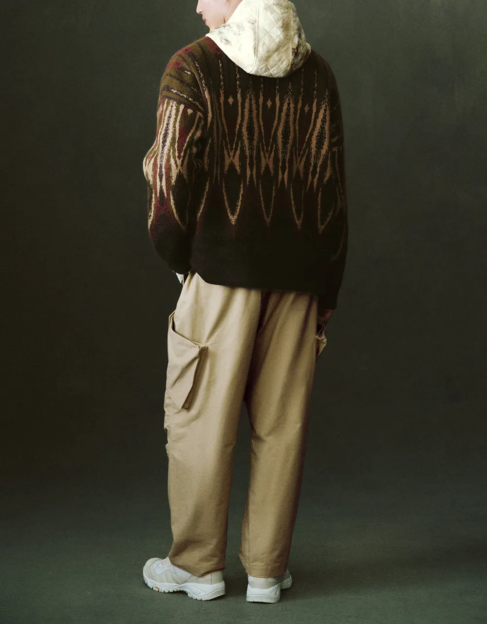 Drop Shoulder Sleeve Knitted Cardigan sold by Urban Revivo product image thumbnail 5