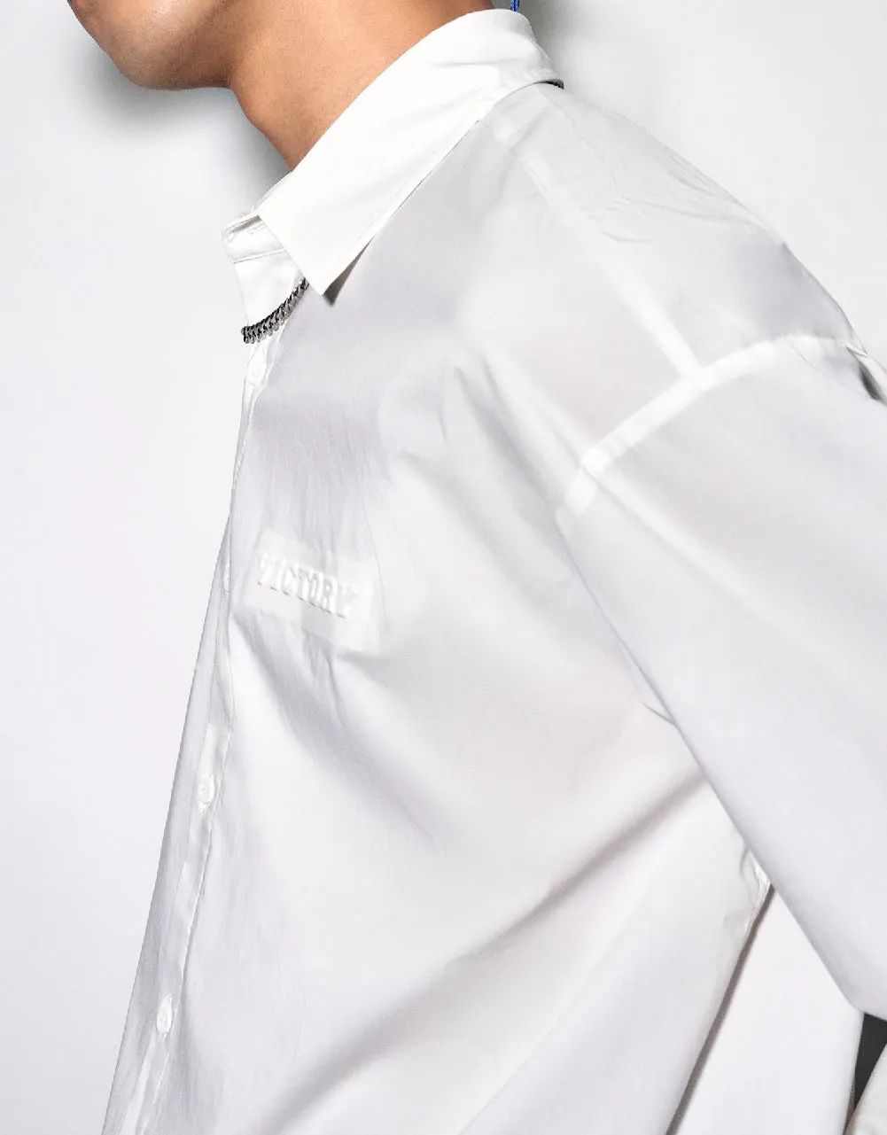 Button Up Oversized Shirt sold by Urban Revivo product image thumbnail 5